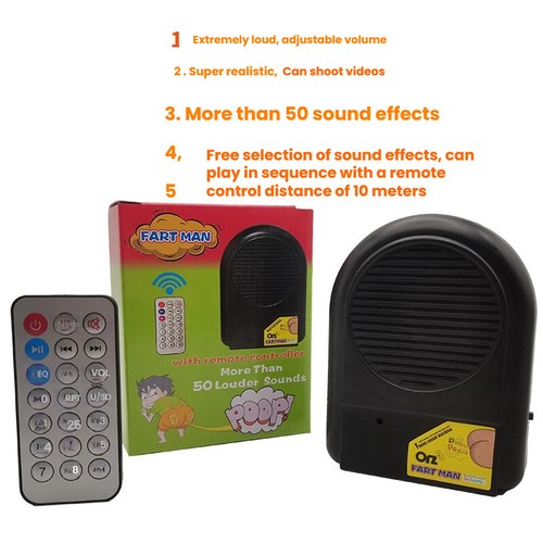 Remote controlled fart machine - controlled,