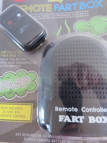 Fart machine with remote - with,