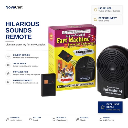 Remote control fart machine - machine,