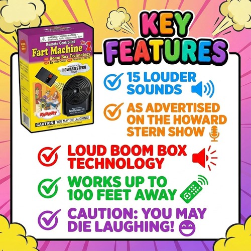 Remote control fart machine - remote,